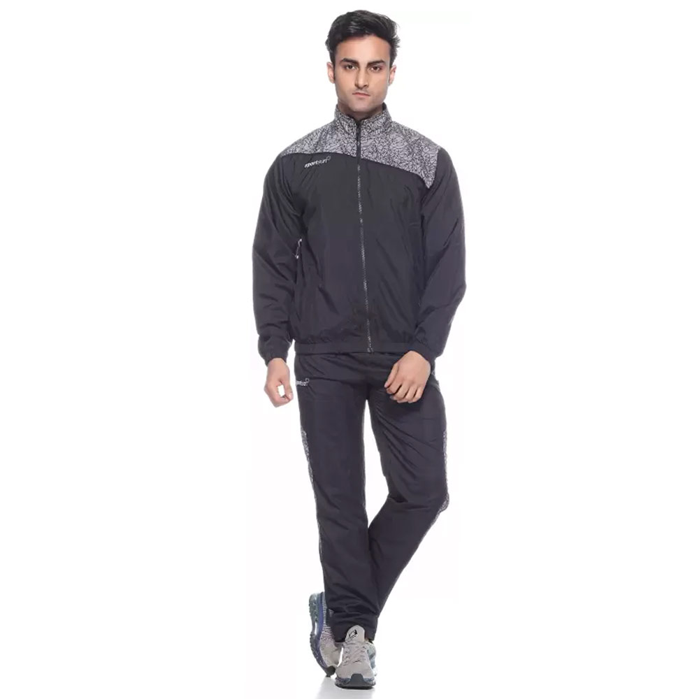 Sport Sun Self Design Mens Track Suit